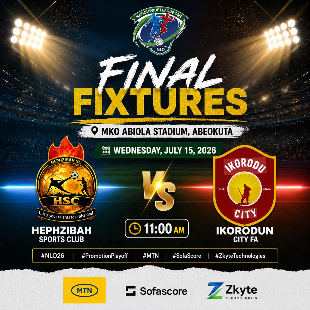 Live Match Update:HALF TIME. Hephzibah Sports Club 1-1 Ikorodu City FA